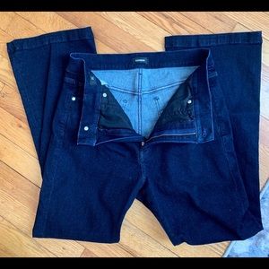 Express High Rise Bootcut Jeans Sz 12 Short